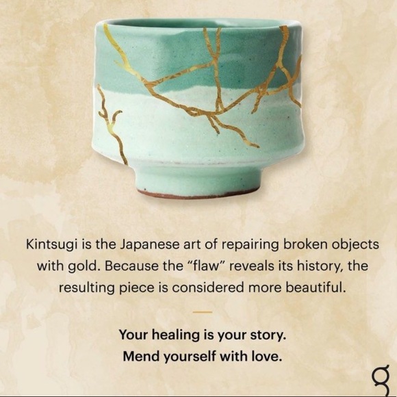 Kintsugi Gold Scars Opportunity Golden Healing - Picture 2 of 7